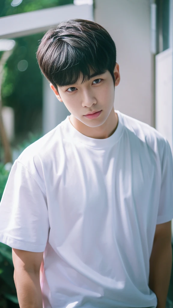 Asian alpha male in white shirt looking at camera, Shin Jinying, Kim Do-young, Paint Ulzzang, Shen Quanrui, korean men, Shin Jin Young's Aesthetics, faceเกาหลีที่น่ารัก, handsome young man'face, Jaeyong Nam, beautiful eyes、Kim Taejoon, Hyungtae, Inspiration from Jong Suk Lee, Avatar, Korean artist, Jung Jae Hyo