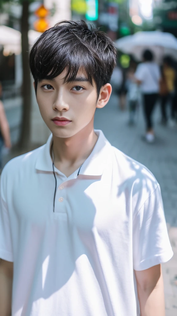 Asian alpha male in white shirt looking at camera, Shin Jinying, Kim Do-young, Paint Ulzzang, Shen Quanrui, korean men, Shin Jin Young&#39;s Aesthetics, faceเกาหลีที่น่ารัก, handsome young man&#39;face, Jaeyong Nam, beautiful eyes、Kim Taejoon, Hyungtae, Inspiration from Jong Suk Lee, Avatar, Korean artist, Jung Jae Hyo 