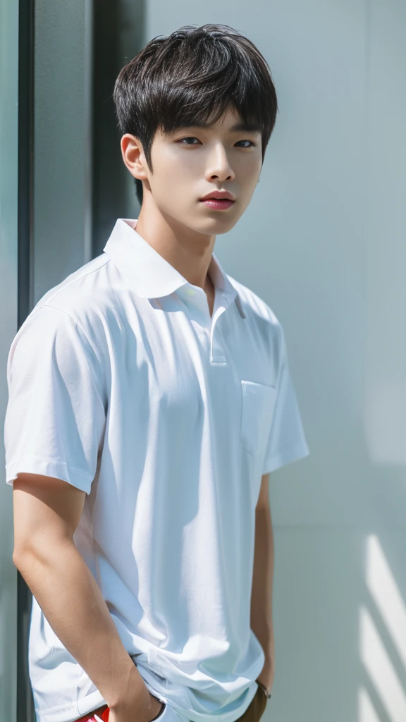 Asian alpha male in white shirt looking at camera, Shin Jinying, Kim Do-young, Paint Ulzzang, Shen Quanrui, korean men, Shin Jin Young&#39;s Aesthetics, faceเกาหลีที่น่ารัก, handsome young man&#39;face, Jaeyong Nam, beautiful eyes、Kim Taejoon, Hyungtae, Inspiration from Jong Suk Lee, Avatar, Korean artist, Jung Jae Hyo 