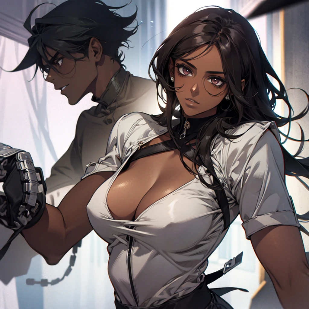 dark-skinned woman and sexy