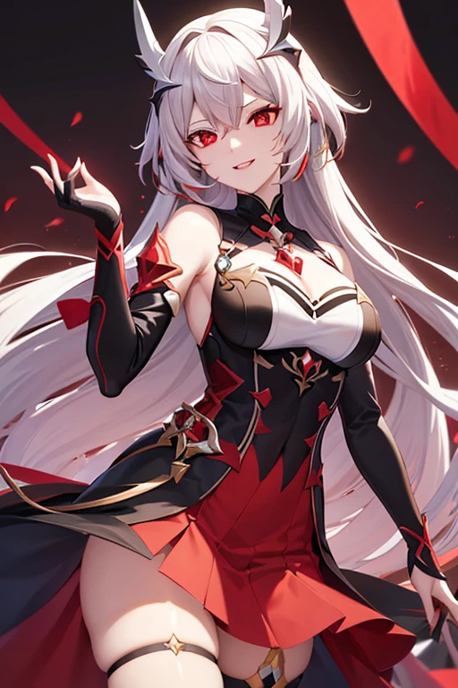 Fugokama, like, Hair Ribbon, (Red Eyes:1.5), Red Ribbon, bow ribbon, Long hair, White hair,
Break Armlet, Bare shoulders, Bikini Armor, Bracelet, Collar, Detached sleeves, Dress, earrings, with floral pattern, Jewelry, Metal collar, miniskirt, pelvis curtain, Purple Dress, Purple skirt, Purple Sleeve, purple thighhighs, Ring, Skirt, thighs thighs thighs thighs, thighs thighs thighs thighs,
BREAK looking at viewer,
Break indoors, bed
break (masutepiece:1.2), Best Quality, High resolution, Unity 8k Wallpaper, (Illustration:0.8), (Beautiful detailed eyes:1.6), extra detailed face, Perfect Lighting, extremely details CG, (Perfect hands, Perfect Anatomy),