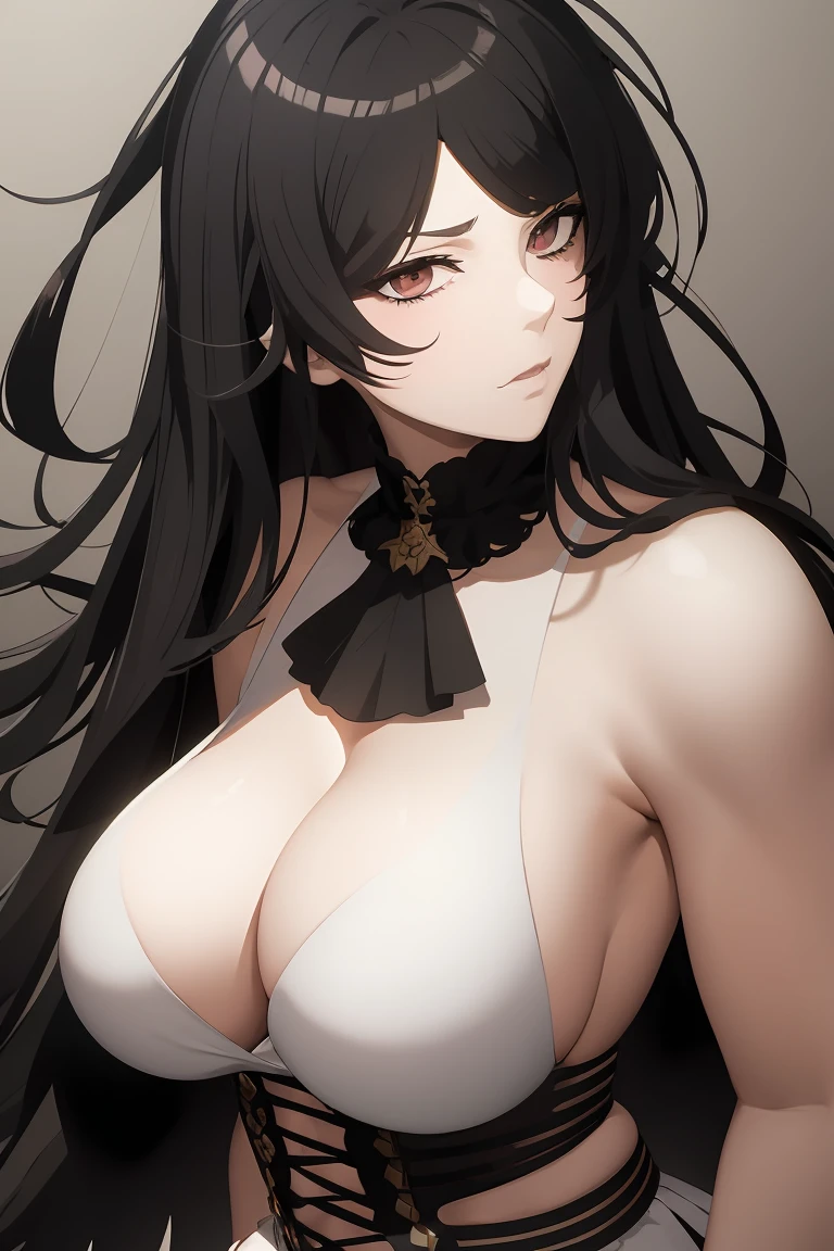 Bungo stray dogs anime character. Famale, Attractive, Curvaceous, long hair