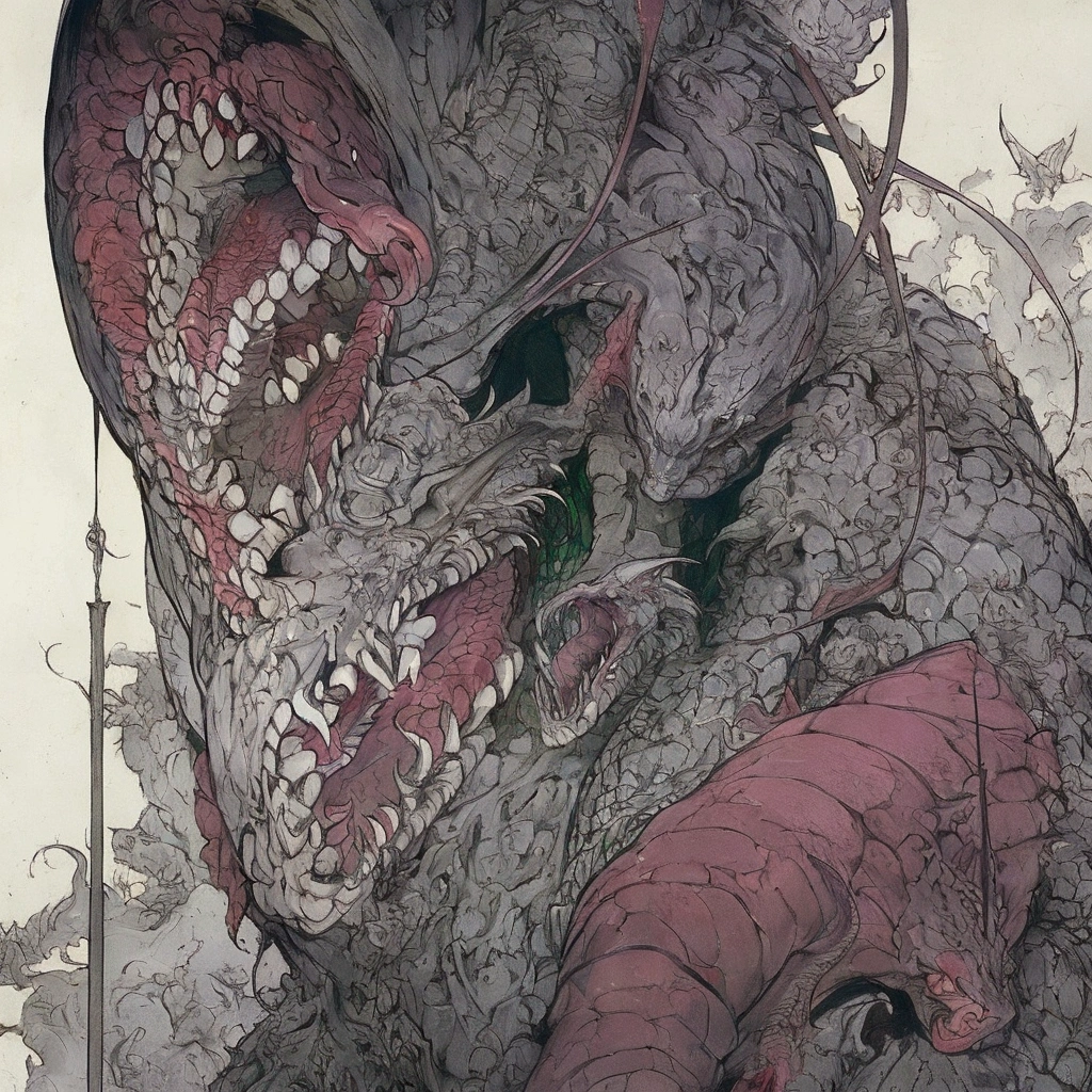 ((Highest quality)), ((masterpiece)), (detailed:1.4),(Highest quality:1.3)、(Dragon:1.1)、(Fantasy:1.2)、(超detailedな:1.2)、Hermann Nitsch、author:Zdzislaw Beksiński、By Dariusz Zawadzki、Giger、Dragan Bibin、art:raugh、Design your own circle of hell: Drawing the circle of hell、Shows punishment and how it is applied to souls in hell
