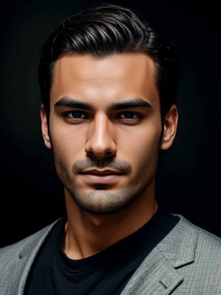 A male dark background and his face was not revealed 
