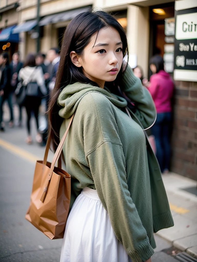 (head of'artwork, best quality), (idole kpop, Belle fille), PAUSE rich, sweatshirt à capuche, obesity +++, bbwchan, big sale fat and round sius le oull