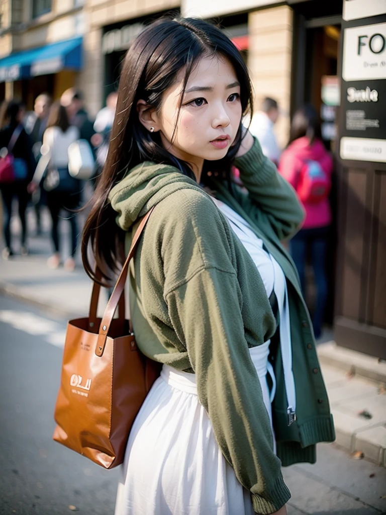 (head of'artwork, best quality), (idole kpop, Belle fille), PAUSE rich, sweatshirt à capuche, obesity +++, bbwchan, big sale fat and round sius le oull
