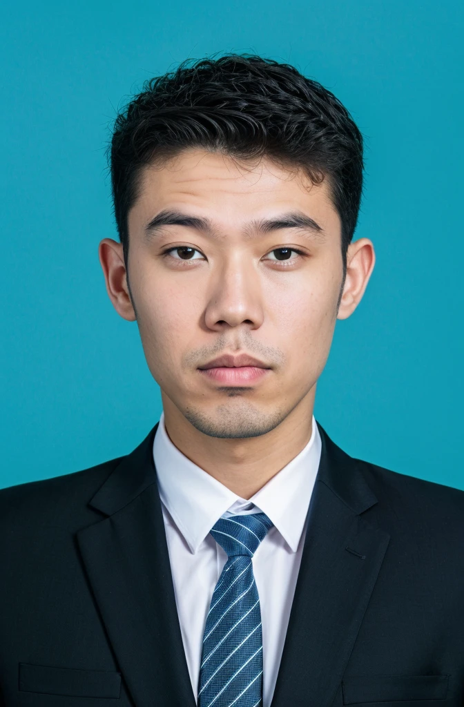 a close up of a man in a suit and tie