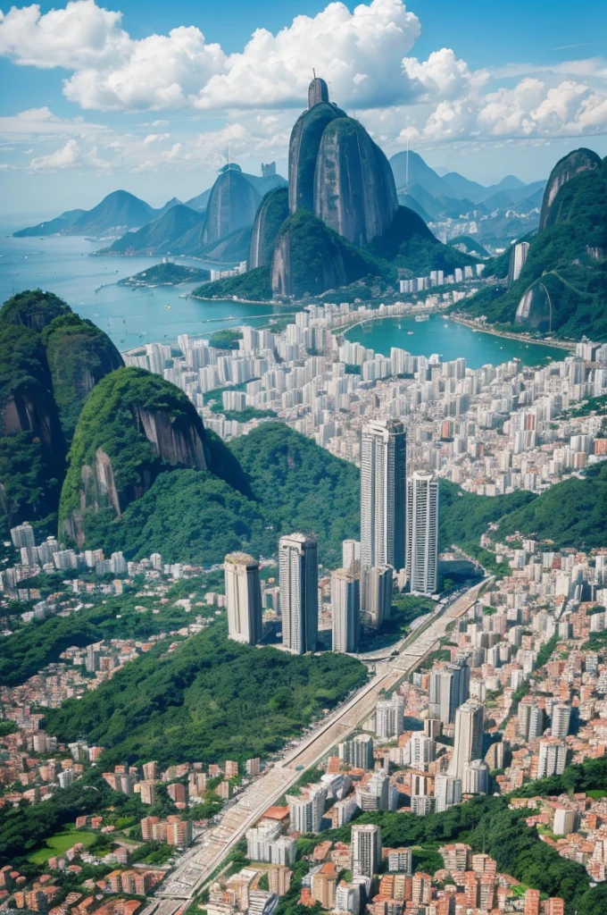 Create images of areas of the city of Rio de Janeiro 