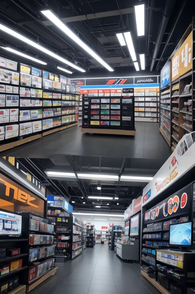 Create a logo for an electronics store 