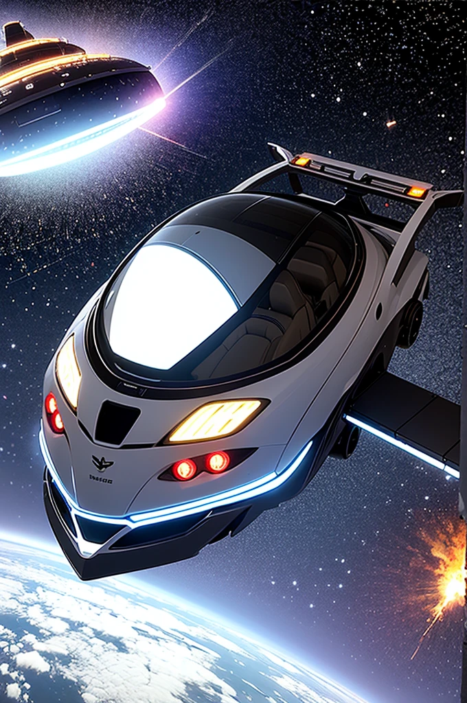 create a space car design