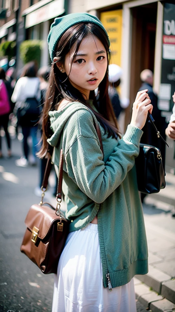 (head of'artwork, best quality), (idole kpop, Belle fille obese), PAUSE rich, sweatshirt à capuche, obesity +++, bbwchan, big sale fat and round under the sweater, big fat arm, chubby face