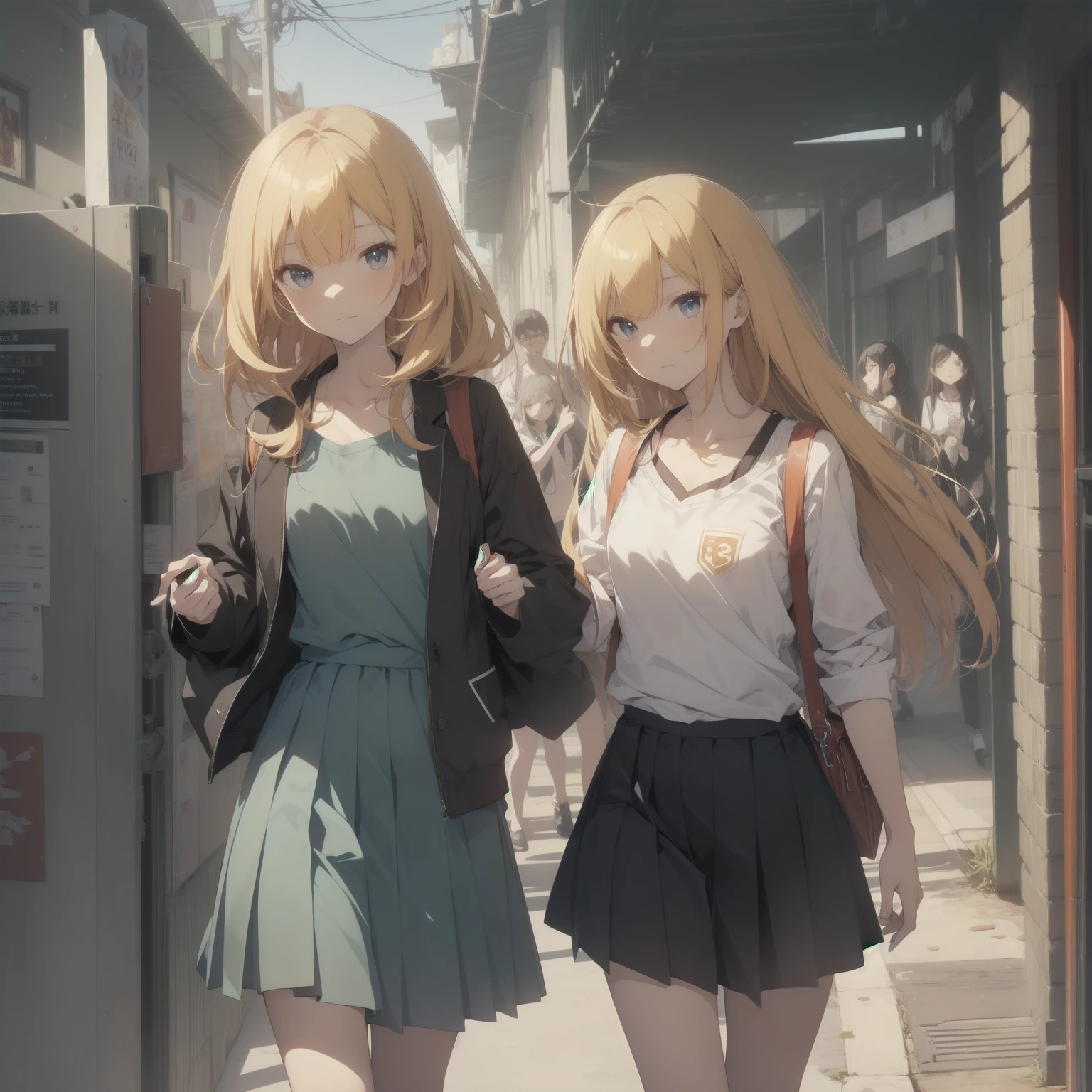 ultra-absurdres-Top quality by artist God, ultra-detailed, high resolution, anime moe artstyle, best anime 8k konachan wallpaper, pixiv contest winner, pool:2810, perfect anatomy,break, 1girl, (Please draw a girl walking sleepily to school alone. )break,(Solo,little female, 13-year-old:1.3),Full limbs, complete fingers,a junior high school student, (very short hair), short cut, flat chest, , small butt, small black eyes, beautiful detailed eyes, well-proportioned iris and pupils, expressive eyes, highres detailed hair, soft expression, salor school_uniform, sailor collar, serahuku, bow, pleated skirt,(Detailed Lighting), (Detailed background), in the School commute route. break,super detailed skin, Best cinematic lighting powered by famous artist, 8k,beauty illustration,photoshop_(medium),very aesthetic,break,((artist:yuuhagi_(amaretto-no-natsu) )), artist:clamp ,artist:carnelian ,artist:kantoku ,