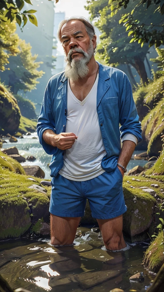 Socrates told the man to meet him near the river tomorrow morning, there he would get the answer to his question. When the next morning the man met him near the river found.