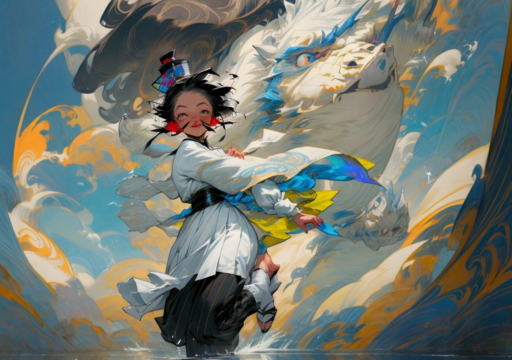 There are paintings of women wearing dresses and top hats., wind shaman!, The 13th Doctor resurrects, windy day, Inspiration from Richard Doyle, Anime girl is running., The weather is windy., The wind is blowing, cold storm wind, Female protagonist 👀 :8, , during a storm, fan art, The wind is blowing and hair flowing splash art เติมก้อนหินไว้ตรงข้างๆทั้งซ้ายและขวา มีฉากหลังเป็นป่าและท้องฟ้า
