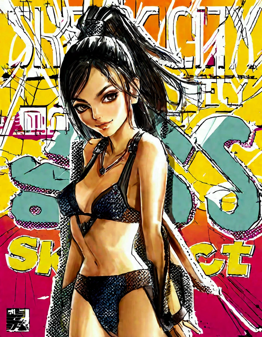 Mila Kunis (age 20, skimpy outfit, having fun and playing around) CyberCity
