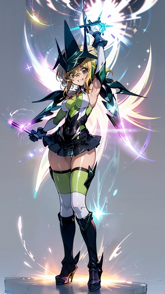 (Extremely detailed CG), (Highest quality),(full body)，(( Spread your legs，Strike a Pose)),1 girl,alone, Akatsuki Kirika，symphogear，Perfect Face,  Glowing Skin, Glowing Skin, Wide Hips,Tight waist,Knee-high boots，Elbow Bag,1 girl, Long Hair, Big Breasts，Thick thighs，sunset，Octane，