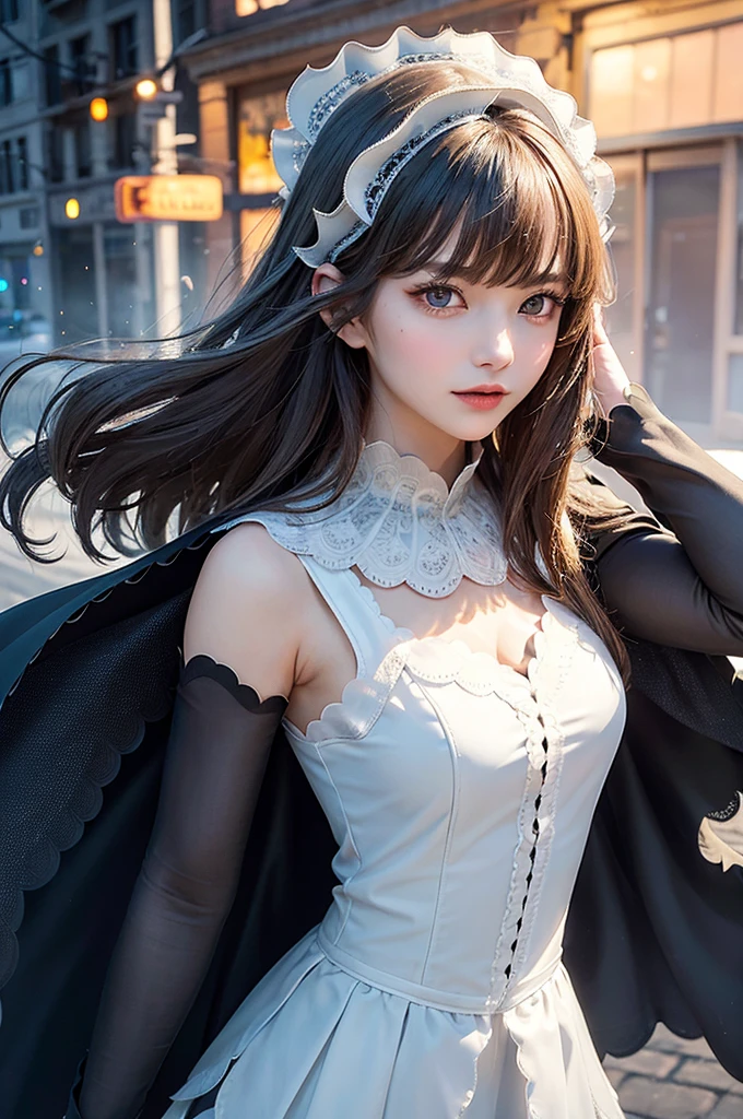 (scalloped skin:1.5), Actual, Real, (masterpiece:1.5), Concept Art, Intricate details, Very detailed, Real, Octane Rendering, 8k, アンRealエンジン, Dynamic pose, Highest quality, High resolution, (Realな顔:1.1), (超Real:1.1), ((full_body)), Perfect Eyes,(Glowing Skin:1.2), (((Hairstyle))), (((Perfect hands))), (Very detailedな背景), ((Dynamic Background)), ((闪electricity)), (Light), ((1 girl)), Wearing a cassock, (((Flowing Cape))), ((Delicate eyes, High quality eyes, High quality face)), (Very complicated robe, magical robes), short hair, casting 闪electricity, electricity, Rotating Fire, Radiation Force, spark, to smoke, magic, ((dramatic)), amazing, battlefield, Depth of written boundary, Bokeh, 4K, Gothic, Humanity, particle