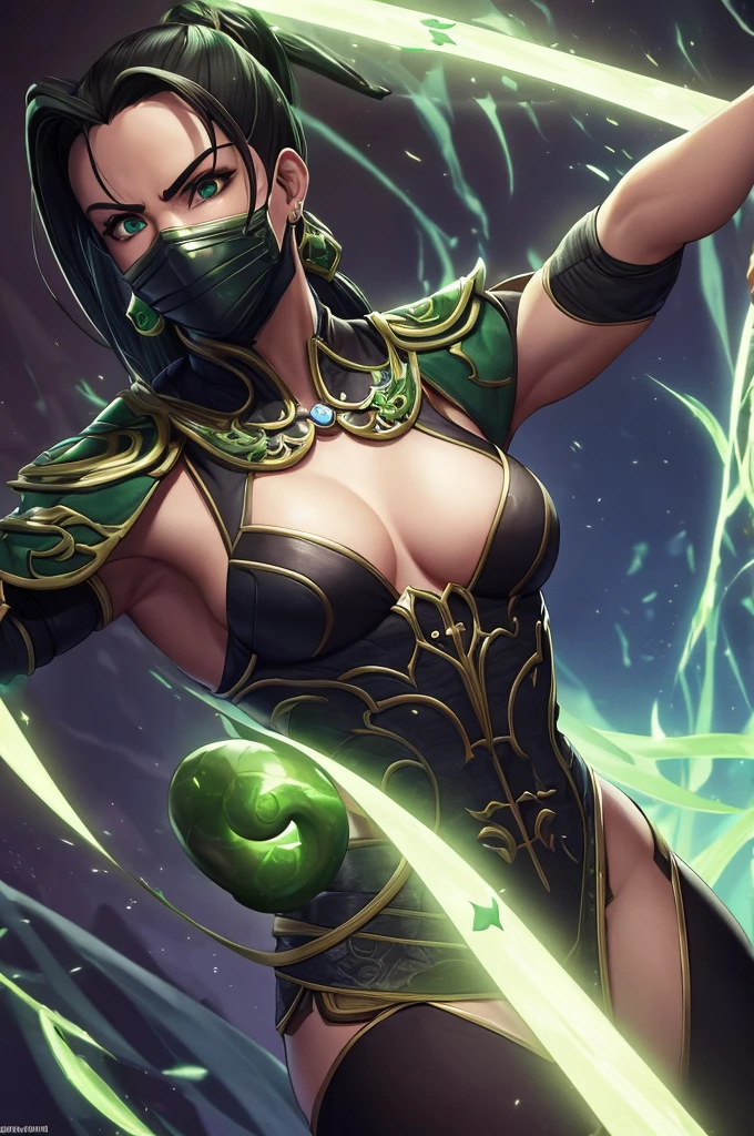 ((best quality)), ((masterpiece)), (detaile
JADE DEL JUEGO MORTAL KOMBAT 
