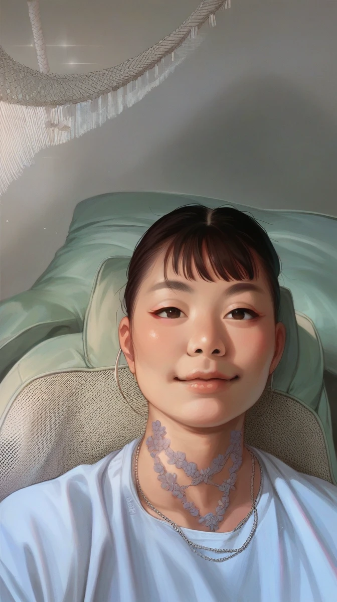 Asian eyes Seductive Smile, High Resolution, 