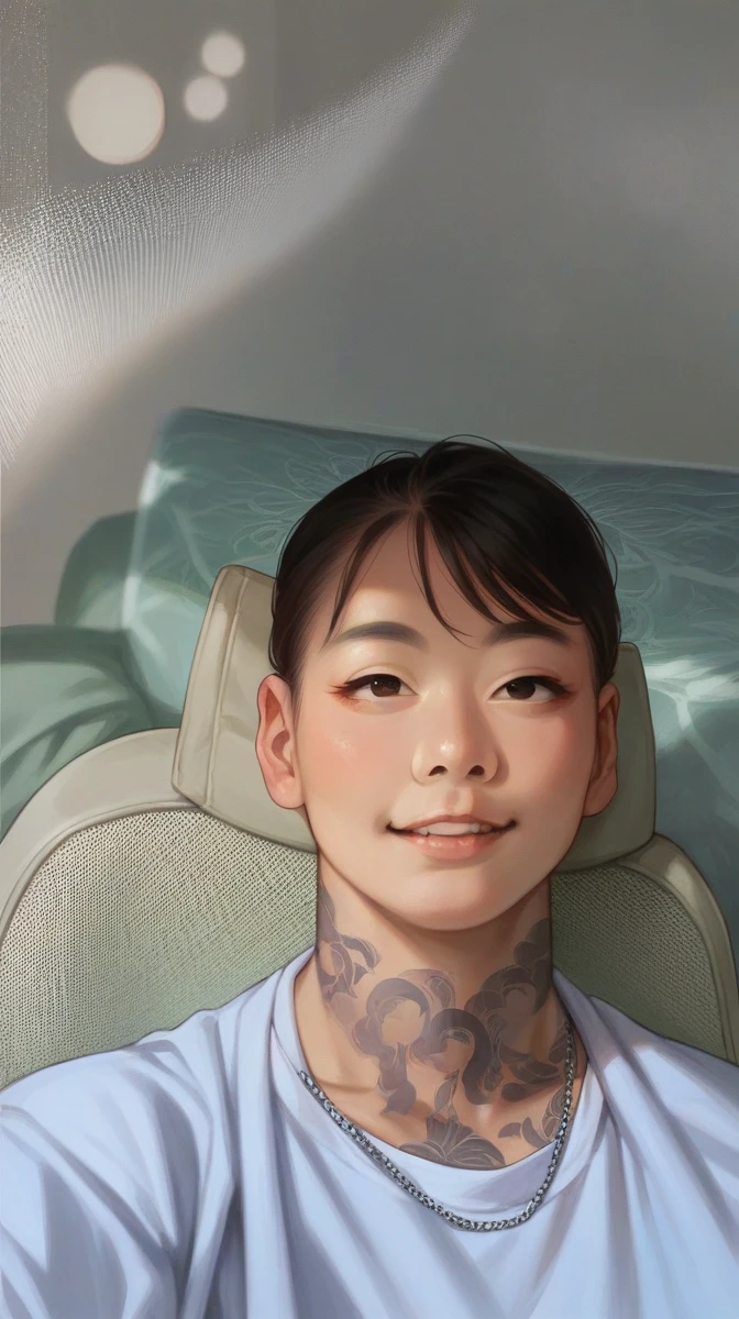 Asian eyes Seductive Smile, High Resolution,