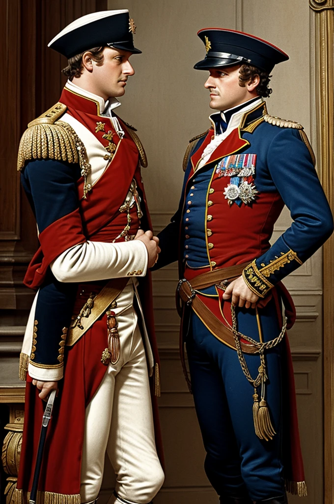 Napoleon taking Fernando prisoner 7 drawing