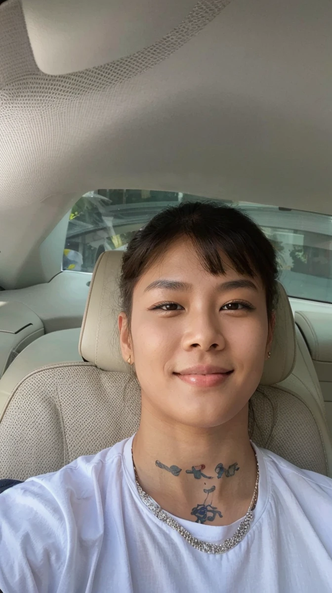 Asian eyesSeductive Smile, High Resolution, 
