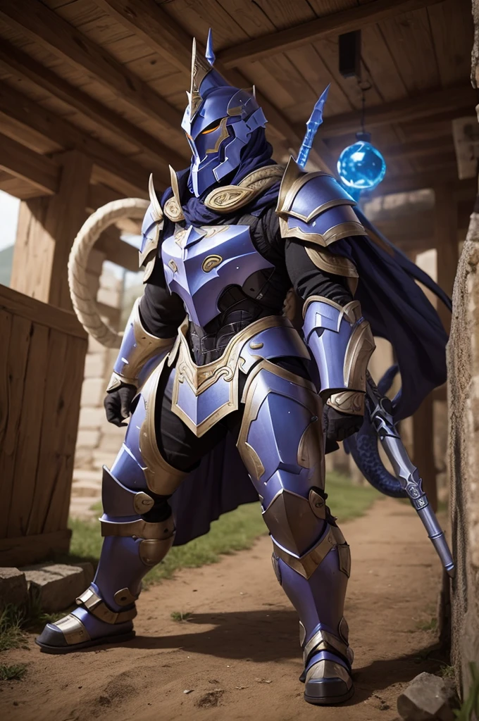 Paladin contra giant cobra rpg