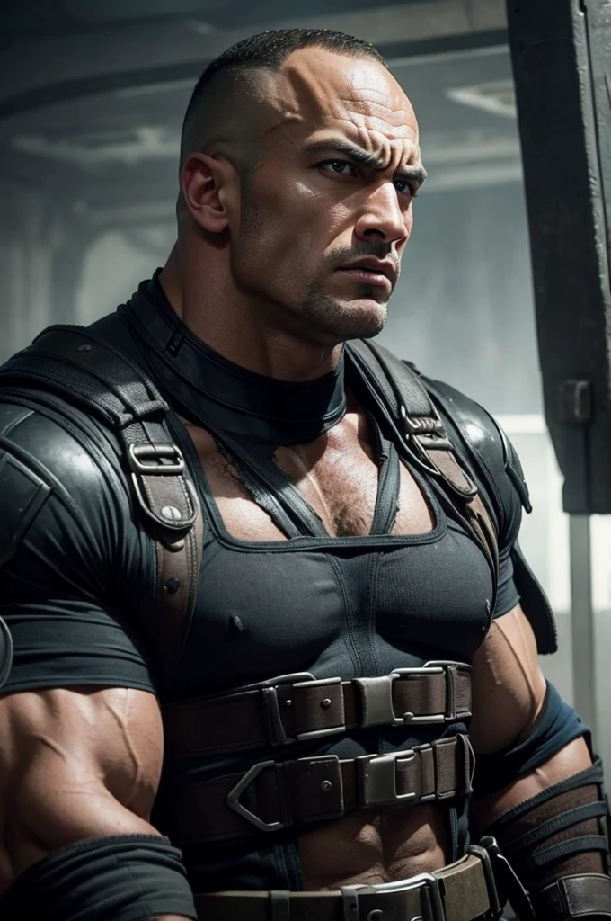 Bane played by The Rock 