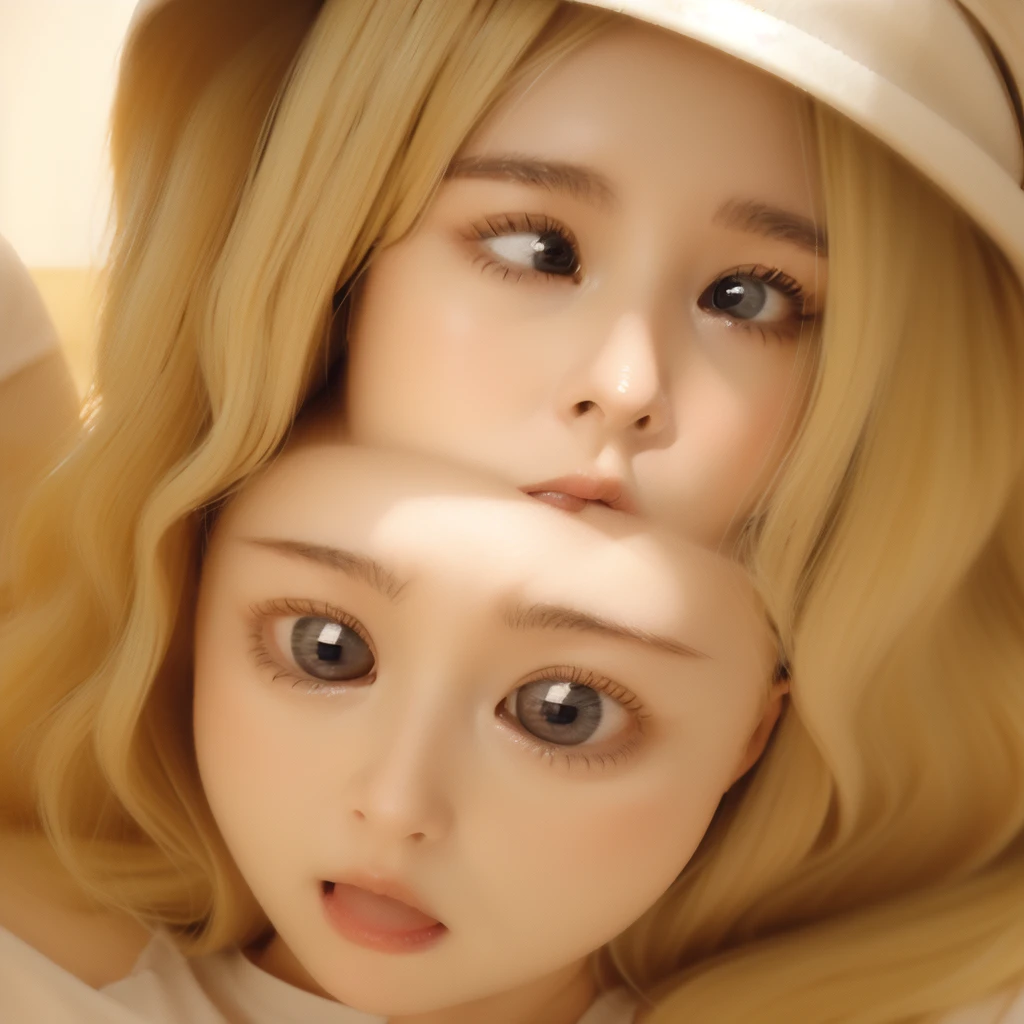 a little blonde 6 year girl face, (little face), rolling_eyes-000014, .5>,
