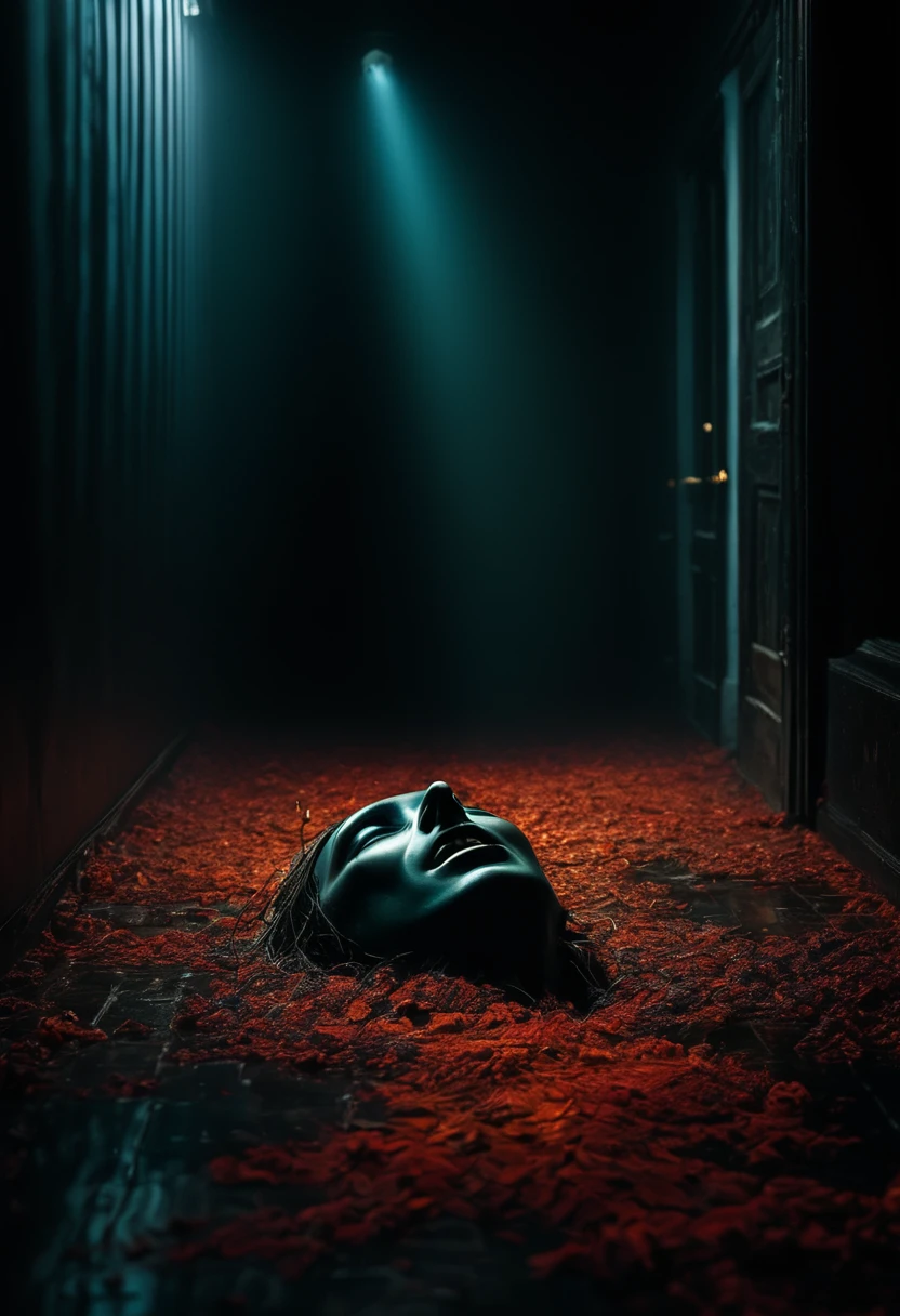 my fears seen from my soul are different my fears look sad and desolate ,the image looks very real, impressive colors 16k light of nostalgia dark and sad atmosphere depth of field 24k composition photography volume in shadows communicate idea unique piece work of art spectacular lighting