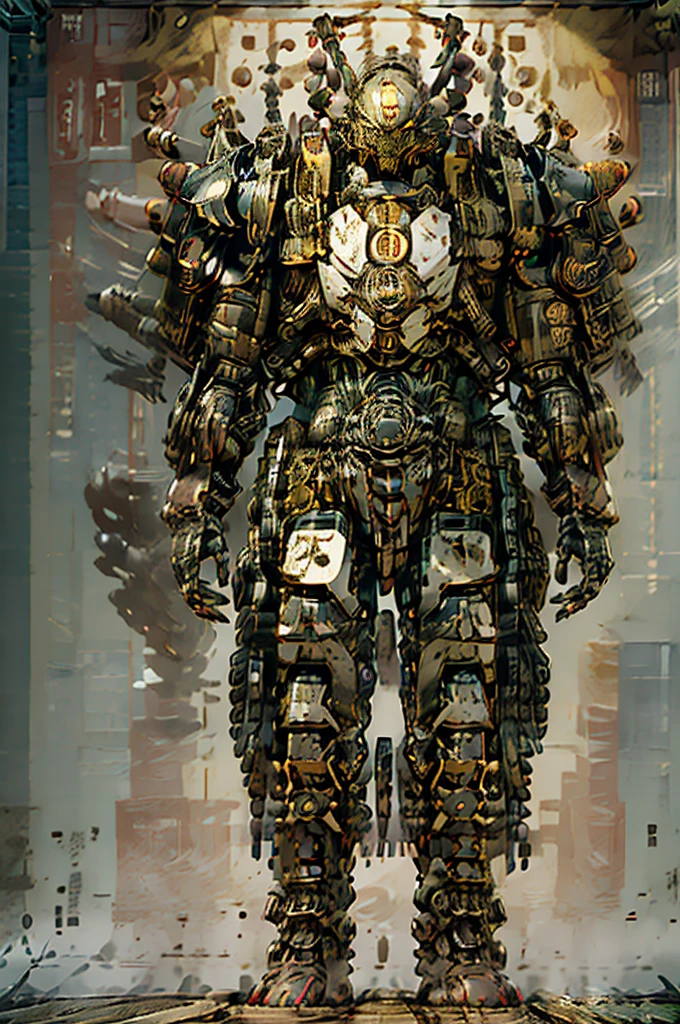 (masterpiece, best quality, ultra-detailed), Shinobi Kage-X1 mecha, 8 meters tall, 15 tons, hybrid-electric propulsion system with silent modules, lightweight composite materials with stealth coating, sleek and agile design, equipped with plasma blades, precision energy blasters, smoke grenade launchers, advanced stealth capabilities, highly agile joints, enhanced sensors for night vision and thermal imaging, standing in a dimly lit urban alleyway, cloaked in shadows, emitting a faint blue glow from its sensors, cyberpunk aesthetic, intricate mechanical details, dynamic pose, cinematic lighting, high-tech environment