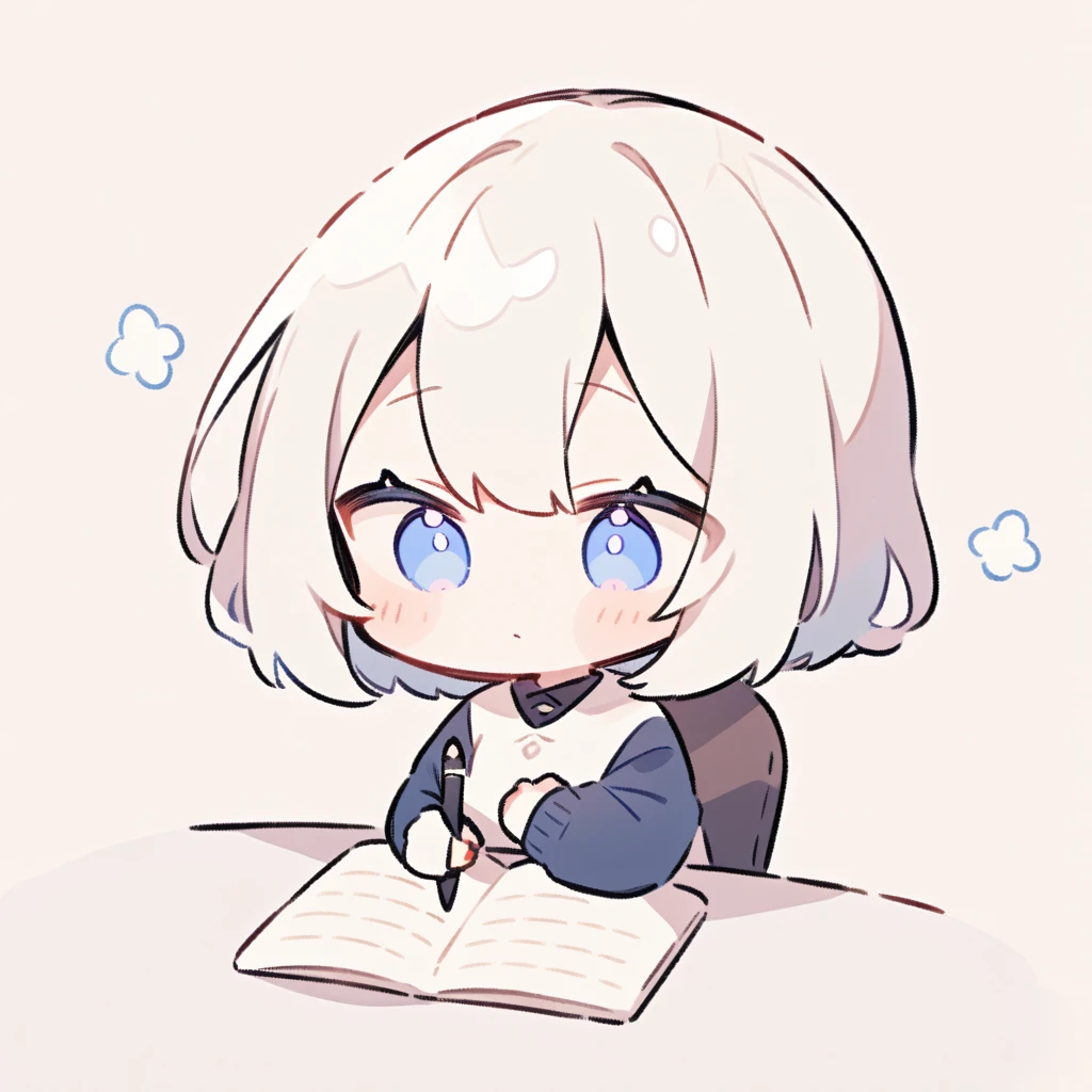 chibi, Writing