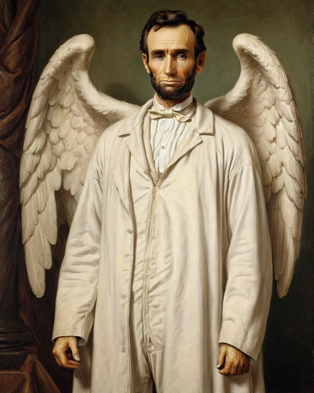 1920s angelic muscular Abraham Lincoln, jlby-xl