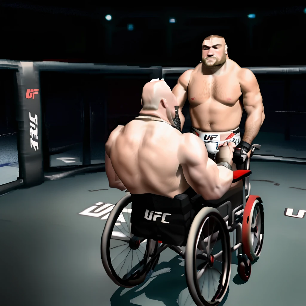 a man on a wheelchair joins ufc