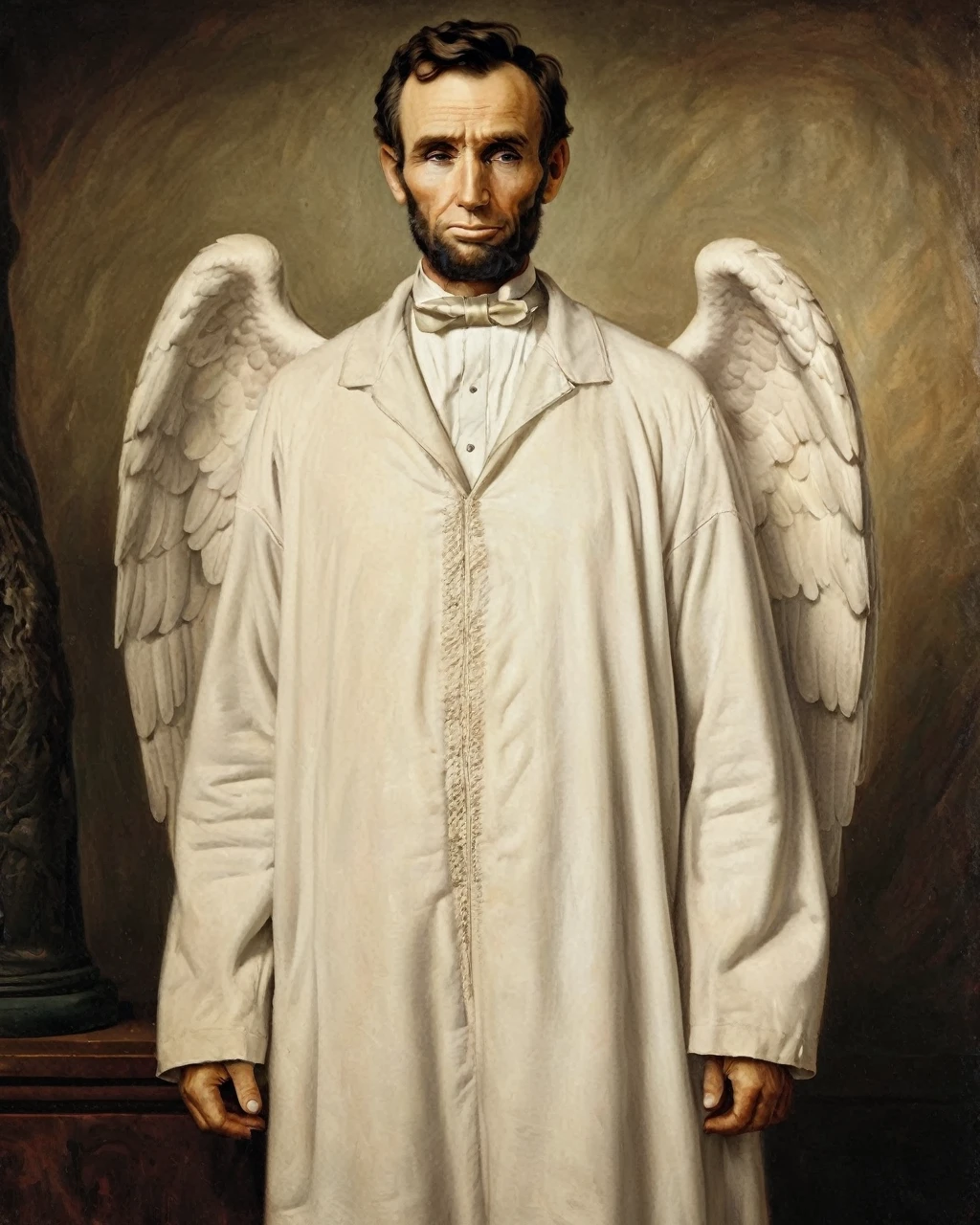 1920s angelic muscular Abraham Lincoln, jlby-xl