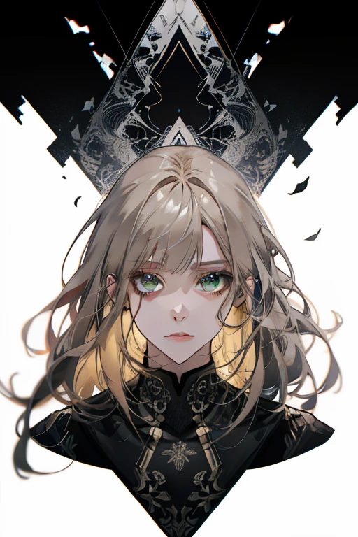 (absurdres, highres, ultra detailed), 1girl, mature female, wavy blonde hair, long hair, blunt bangs, green eyes, pink dress, finely detailed eyes and detailed face, extremely detailed CG unity 8k wallpaper, intricate details, BREAK , kaleidoscopic imagery, symmetrical patterns, vibrant colors, geometric shapes, mesmerizing designs, optical illusions, dynamic composition BREAK , pantomime art, expressive body language, silent storytelling, evocative gestures, visual narratives, theatrical performances BREAK , blooming flowers, colorful petals, fragrant scents, nature's bounty, vibrant gardens, peaceful scenery