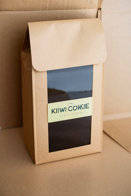 Kiwicha cookie packaging now in box as well as in bags and envelopes 