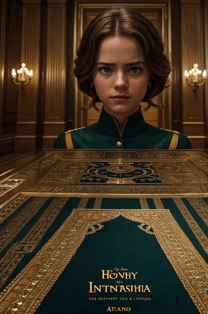 Create a cover of the movie intensely 2 where all the emotions in the headquarters come out, and at the bottom it says Anastasia