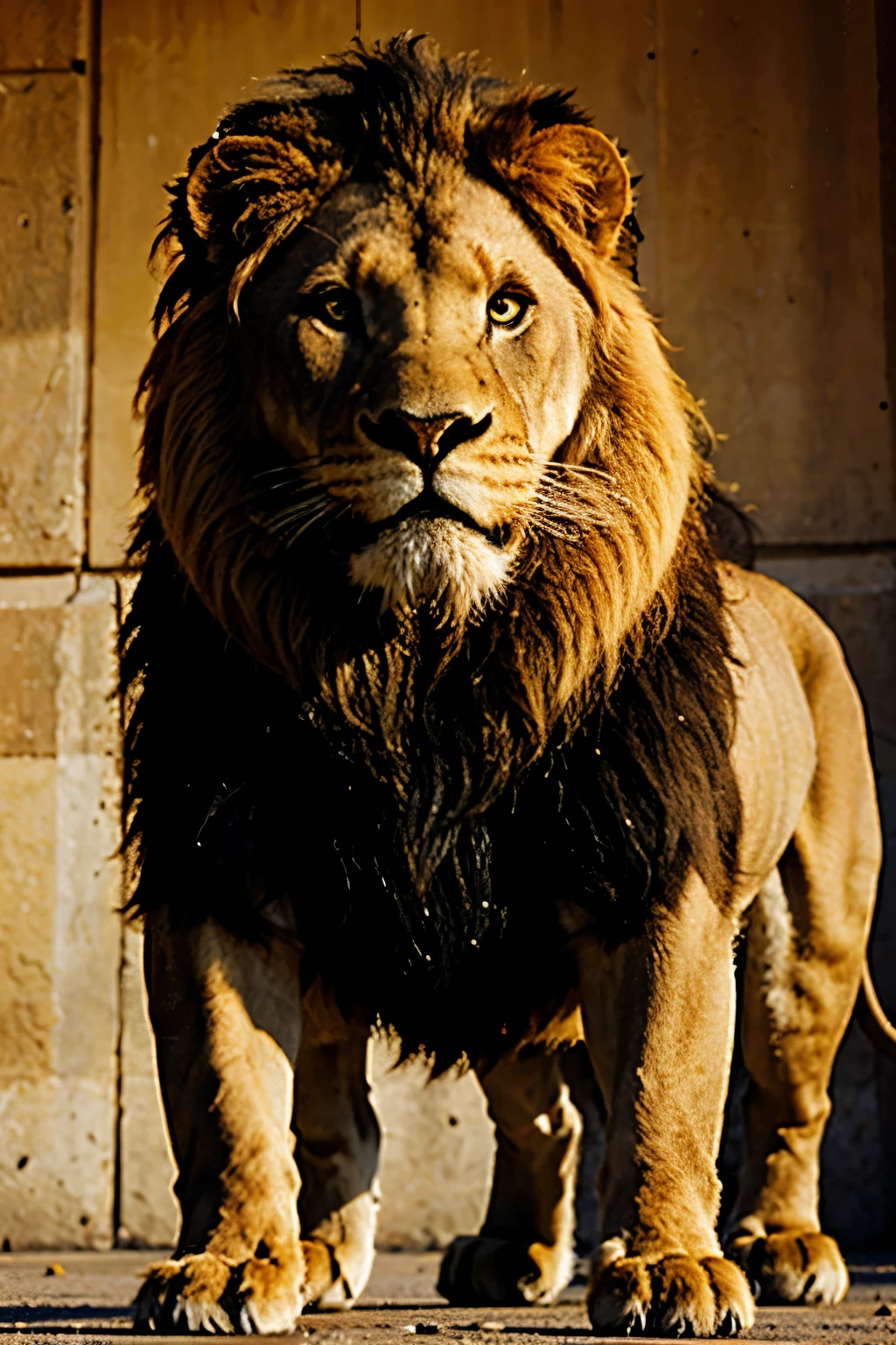 a big lion
