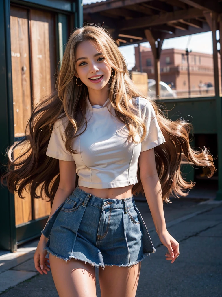 (Photo of a super beautiful blonde Russian schoolgirl:1.2)(Sexiest Arab Women)(Laughing out loud:1.3)(16K, RAW Photos, Highest quality, masterpiece: 1.2),(Her shiny, wavy long hair is blown wildly by the wind:1.1) Super detailed, Super Resolution, (Genuine, Genuine photos: 1.37), Portraiture, High-resolution RAW color photos, Professional photos, Very detailed, 8k wallpaper, Very detailed CG Unity 8k wallpaper, Very detailed beautiful girl, Very detailed faces,(The desert where steam locomotives run:1.2)(Tight school uniform:1.2)(whole body)(Skinny but big boobs:1.1)(かわいいタイトな半袖 style outfit:1.2)School uniform style outfit,light gray eyes,Sailor suit  for winter,