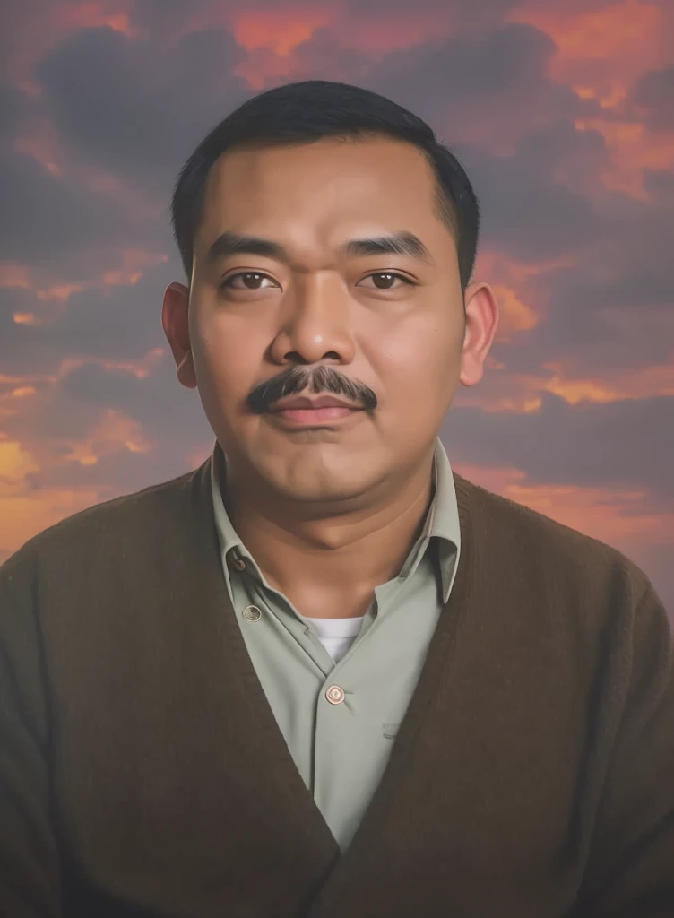Arafed man with mustache and sweater jacket., portrait photography, profile shot portrait, khyzyl saleem, profile headshot, headshot, Portrait photo, color portrait, bao pham, profesional photo, lofi portrait, asian man, nivanh chanthara, portrait photo, ramil sunga, professional portrait, full portrait