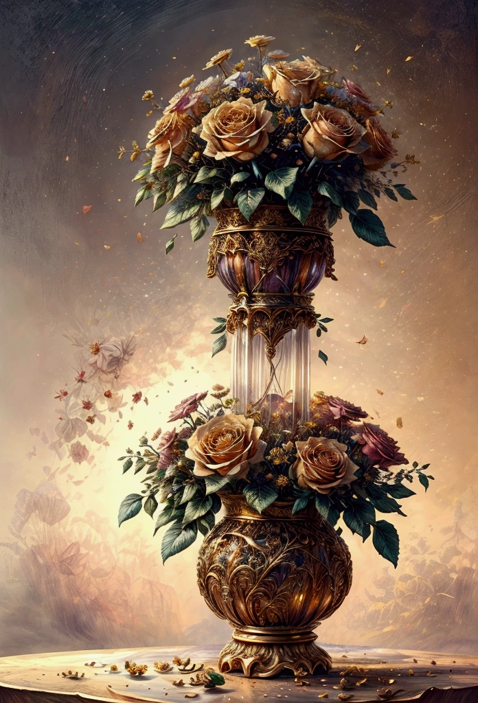 a field of beautiful golden roses flowers,detailed floral arrangements, intricate petal textures, vibrant colors, natural lighting, cinematic composition, ethereal atmosphere, dreamlike quality, seamless integration, harmonious blend, photorealistic, highly detailed, 8k, best quality