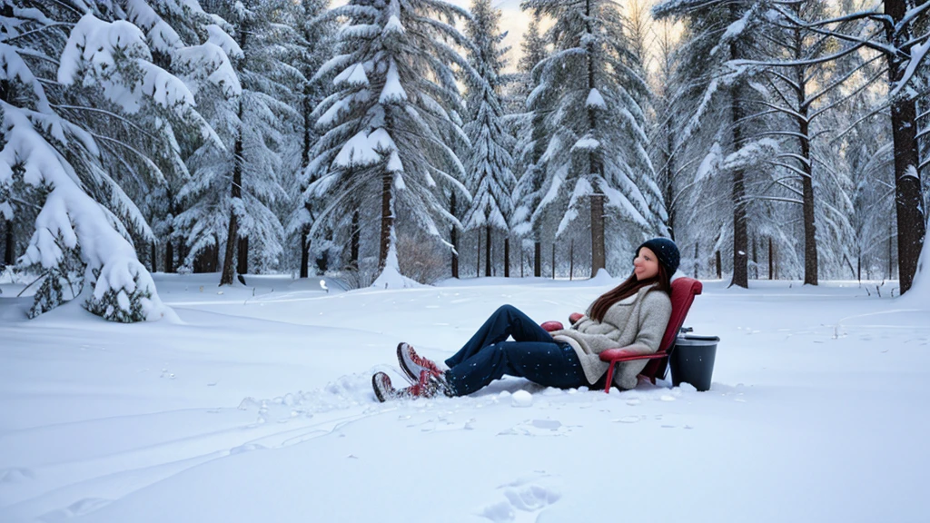 relaxing snowfall