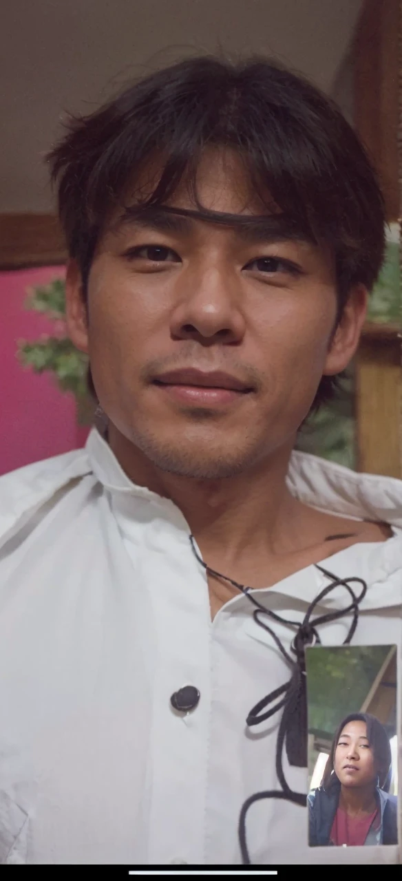(masterpiece, best quality:1.2), cowboy shot, solo, male focus, 1boy, gojo satoru, smile, hands in pockets, blindfold, black jacket