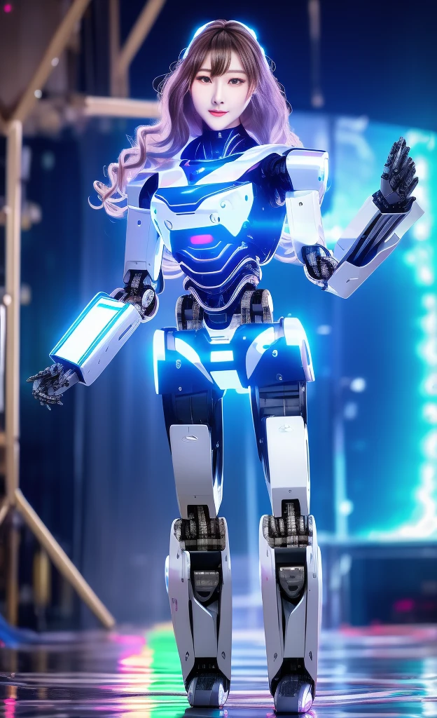 actual,photoactual,masterpiece,best quality,1 female robot,Beautiful female robot),looking at the audience,{{masterpiece}},Flat 胸部best quality},alone,beautiful clear face(Rain waves_haneame:1.5)