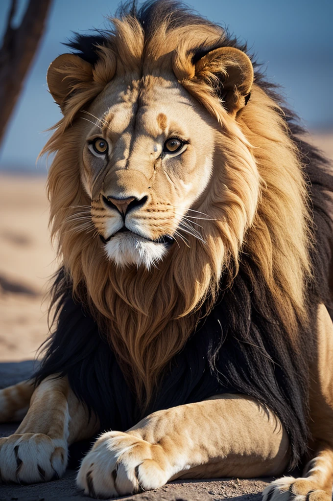 Lion in 4k