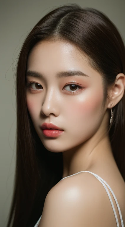 (best quality, 8ก, Masterpiece:1.3)) , (one person: 1.4), 1 girl, korean woman, goddess, 25 years old, portrait photography, high contrast, God&#39;s perspective, F1 aperture.2, Focal length 24 mm, ( full body: 1.2), smile, Posing for pictures, high quality lace, slip dress, Crop top dress, Easy to cut, long black hair, Extremely detailed skin details, Fine fabric, Highly detailed roof background., big breasts (random background,In casinos,VIP casino room, Modern Casino Console, Modern Slot Machines )