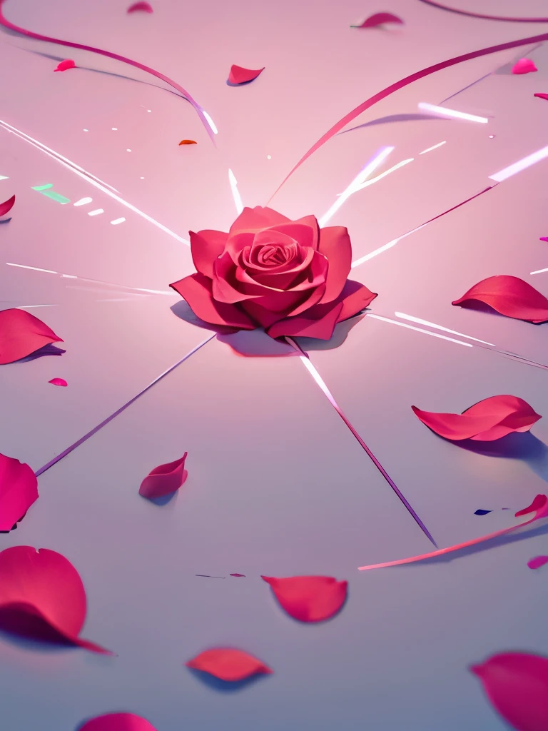 neon、wallpaper、Rose petals、pink、No people、simple、neon