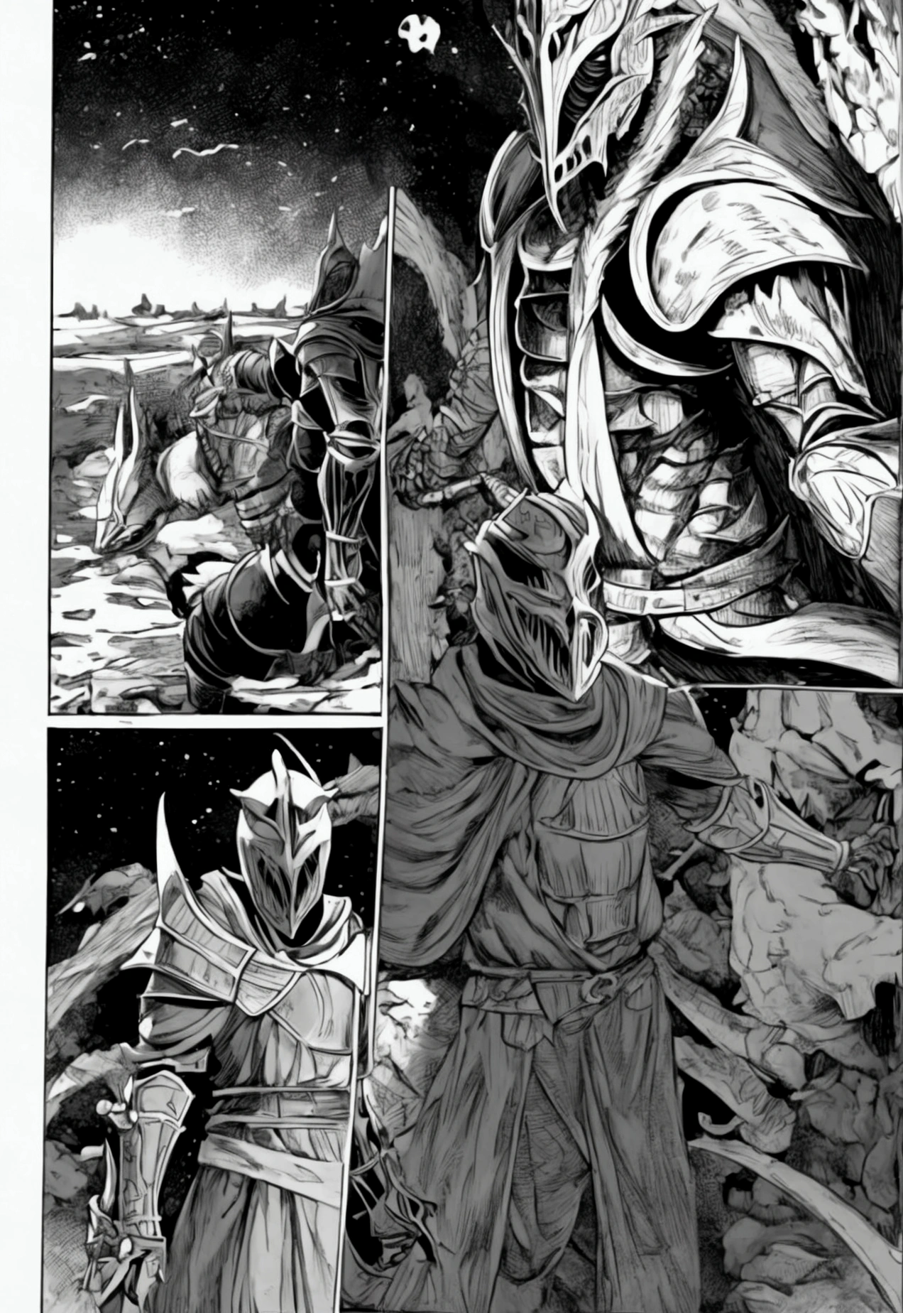 The story of the brave Bone Knight. Will he be able to defeat the dragon?
