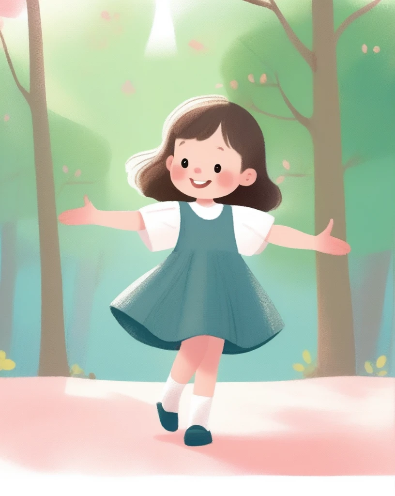 children's picture books,crayon paintings,blush,white background,simple background,(t-pose)